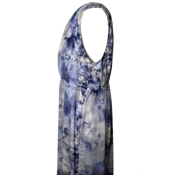 Simply Vera Vera Wang Floral Print Sleeveless Maxi Dress - Picture 3 of 11